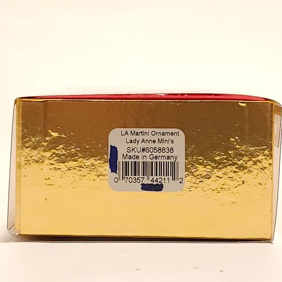 Gorham LA Martini Ornament Lady Anne Mini's In Box Made in Germany - Picture 6 of 11